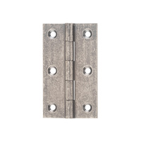 Tradco Fixed Pin Hinge Rumbled Nickel 89mm x 50mm 2520 