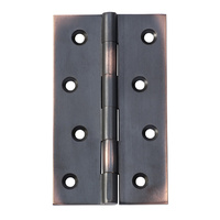 Tradco Fixed Pin Hinge Antique Copper 100mm x 60mm 2572 