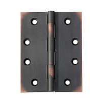 Tradco Fixed Pin Hinge Antique Copper 100mm x 75mm 2573
