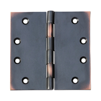 Tradco Fixed Pin Hinge Antique Copper 100mm x 100mm 2574 