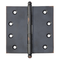 *WSL DISCONTINUED* Tradco 2579AC Hinge Loose Pin Ball Antique Copper 100x100mm