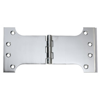 Out of Stock: ETA Early January 2024 - Tradco 2684CP Hinge Parliament Polished Chrome 100x200mm