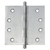 *WSL DISCONTINUED* Tradco 2779SC Hinge Loose Pin Ball Satin Chrome 100x100mm