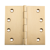 Tradco Fixed Pin Hinge 100x100mm Satin Brass 2824