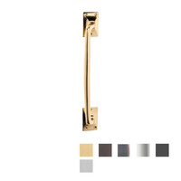 Tradco Door Pull Handle Offset Classic 305mm - Available in Various Finishes