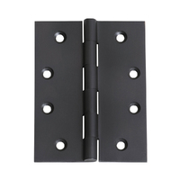 Tradco Fixed Pin Hinge 100x75mm Matt Black 2973