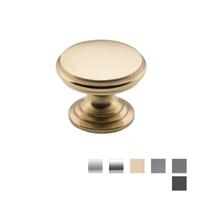 Tradco Flat Cupboard Knob - Available In Various Finishes and Sizes
