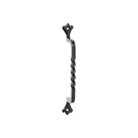 Tradco 3060MB Pull Handle Wrought Iron Matt Black 187mm