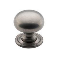 Tradco 3147AN Cupboard Knob SB Aged Nickel 25mm