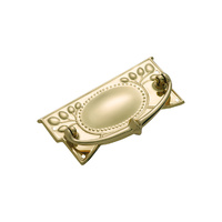 Tradco 3320PB Cabinet Handle SB Polished Brass 120x55mm