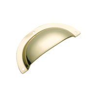Restocking Soon: ETA Mid October - Tradco Classic Drawer Pull Polished Brass 3551