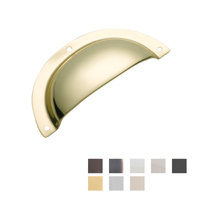 Tradco Classic Drawer Pull Sheet Brass - Available in Various Finishes