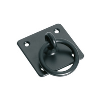 Restocking Soon: ETA End July - Tradco 3640MB Ring Pull SI Matt Black 50x50mm