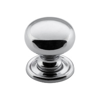 Tradco 3659CP Cupboard Knob SB Polished Chrome 25mm