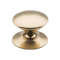 Tradco 3666PB Victorian Cupboard Knob Polished Brass 25mm