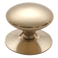 Tradco 3667PB Victorian Cupboard Knob Polished Brass 32mm