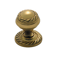 Tradco 3670PB Georgian Cupboard Knob Polished Brass 19mm
