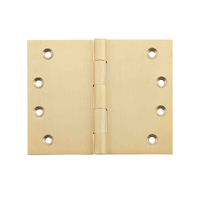 Restocking Soon: ETA Mid May - Tradco Broad Butt Hinge 125mm x 100mm Satin Brass 3681