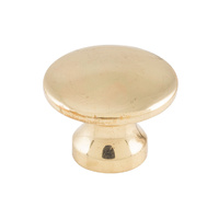 Tradco 3711PB Cupboard Knob Polished Brass 16mm