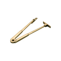 Out of Stock: ETA Early July - Tradco 3809PB Box Stay ( L/H & R/H) Polished Brass Pair 150mm