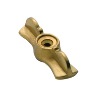 Tradco 3810PB Butterfly Catch Polished Brass 45mm