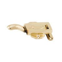 Tradco 3831PB Kitchen Dresser Latch LH SB Polished Brass 