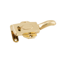 Tradco 3832PB Kitchen Dresser Latch RH SB Polished Brass 