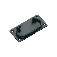 *WSL DISCONTINUED* Tradco 3875MB Trunk Handle SI Matt Black 110x53mm