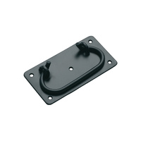 *WSL DISCONTINUED* Tradco 3876MB Trunk Handle SI Matt Black 130x65mm