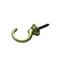 Tradco 3912PB Cup Hook Polished Brass 33mm