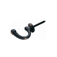 Tradco 3917AC Single Hook / Tie Back Antique Copper 45mm
