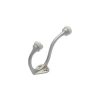 Out of Stock: ETA End April - Tradco 3979SC Hat & Coat Hook Porcelain Tip Satin Chrome H115-P75mm