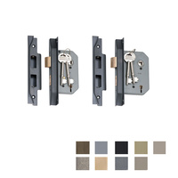 Tradco Rebated 5 Lever Mortice Lock - Available In Various Finishes