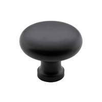 Tradco 4083MB Cupboard Knob CI Matt Black 38mm