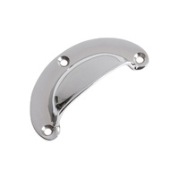 *WSL DISCONTINUED* Tradco 4113CP Drawer Pull Plain Polished Chrome 70x35mm