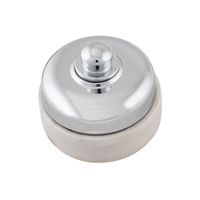 Tradco Porcelain Base LED Dimmer Ivory / Chrome Plated 60mm 5111/250