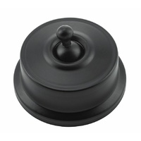 Tradco 5320 Federation Light Switch Matte Black