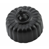 Tradco 5330 Fluted Switch Matte Black
