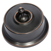 Tradco 5471AC Federation Switch Antique Copper 