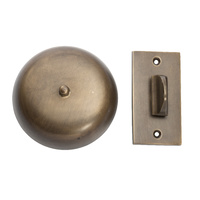 Tradco 5515AB Turn Bell Antique Brass 