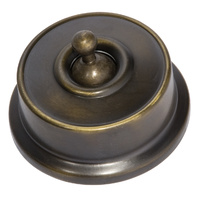 Tradco 5560AB Federation Switch Antique Brass 