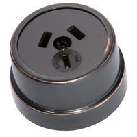 Tradco 5679AC Traditional Socket Antique Copper Brown 