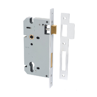 Iver 85mm Backset Euro Mortice Lock 60mm Backset Polished Chrome 6051