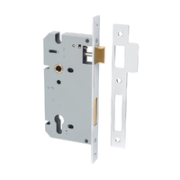 Iver 85mm Euro Mortice Lock 60mm Polished Chrome 6051