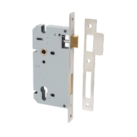 Iver 85mm Backset Euro Mortice Lock 60mm Backset Satin Nickel 6099