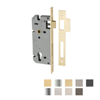 Iver 85mm Euro Mortice Lock - Available in Various Finishes and Sizes