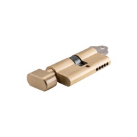 Out of Stock: ETA End April - Tradco 6131 Euro Cylinder 5 Pin Key / Thumb Turn Satin Brass 60mm