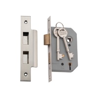Tradco 6168 5 Lever Lock Satin Nickel 46mm