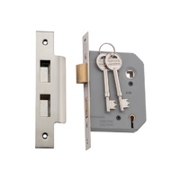 Tradco 6169 5 Lever Lock Satin Nickel 57mm
