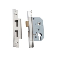 Tradco 6174 Rebated Euro Lock Satin Nickel 46mm